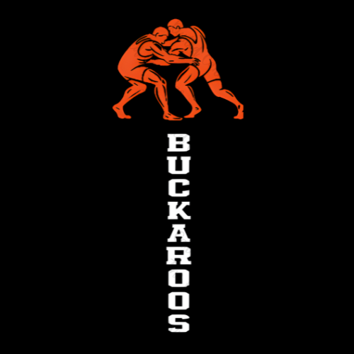 Buckaroo Wrestling '26-27 Choose Orange with Black or White -Front/Back Design ((Customizable))
