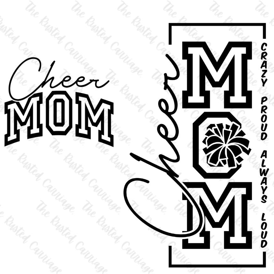 Cheer Mom with Front/Back Design ((Customizable))
