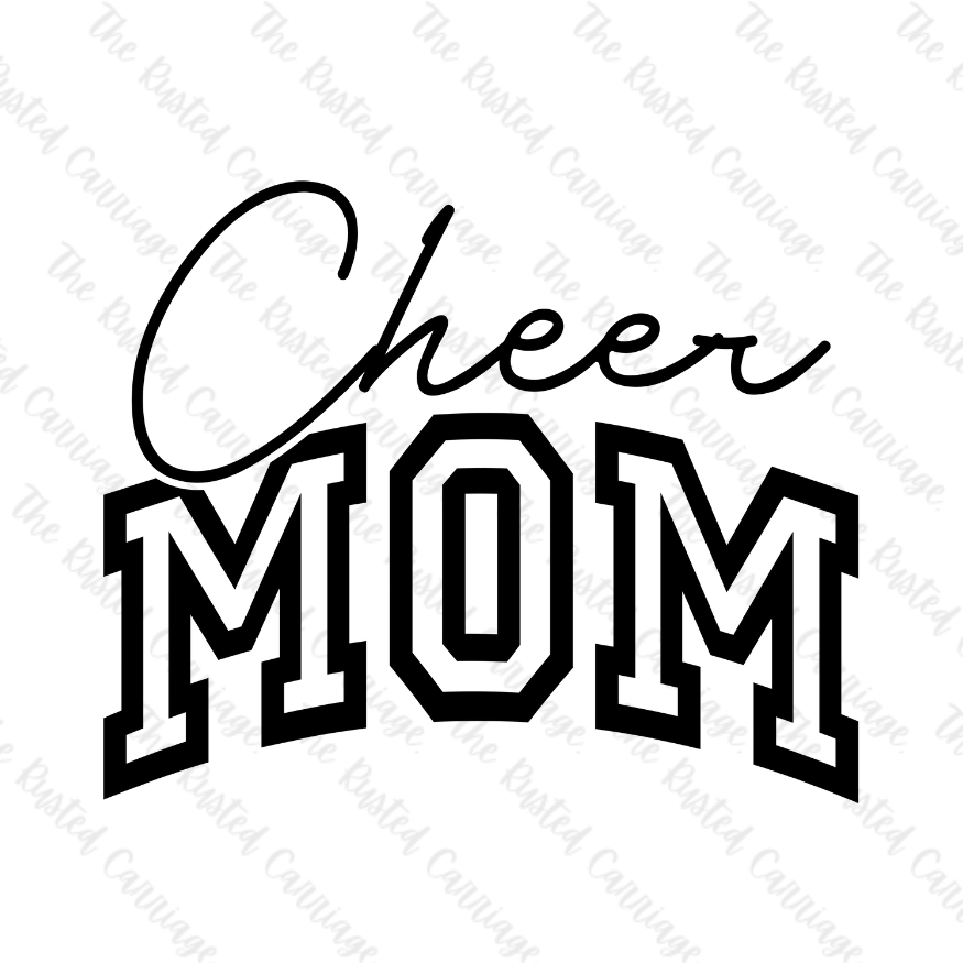 Cheer Mom with Front/Back Design ((Customizable))