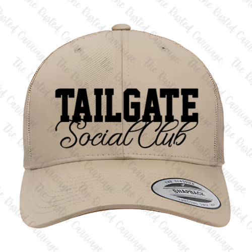 Khaki Adult Snap Back Hat- General Mascot- Pick Your Design ((Customizable))