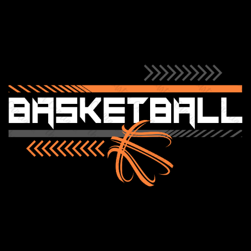 Orange and White Basketball Hoodie or Crewneck ((Customizable))