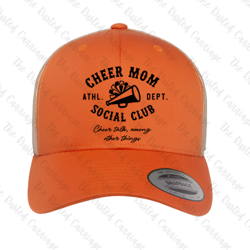 Rust Orange & Khaki Adult Snap Back Hat - Pick Your Basketball Design ((Customizable))