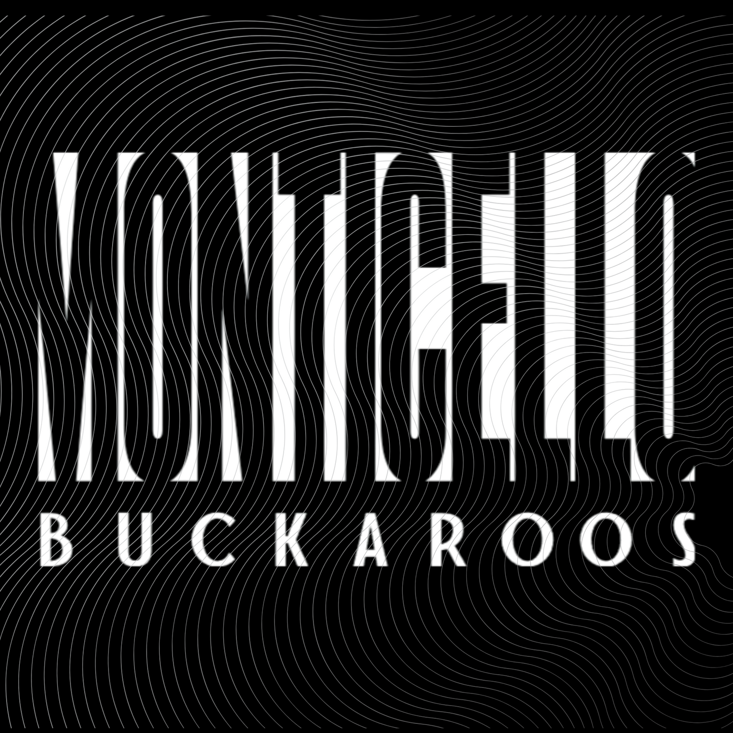 Youth MONTICELLO BUCKAROOS Tee in Orange, Black or White Designs ((Customizable))