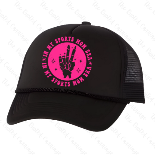 Black Adult Snap Back Hat - Pick Your Cheer/Dance Design & Hat Style: Curved Brim, Flat Brim, or Women's Trucker ((Customizable))