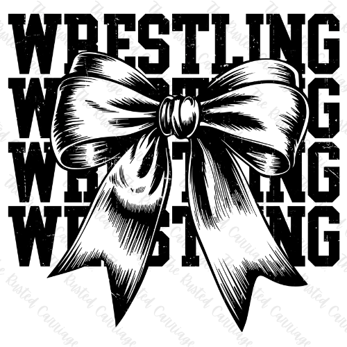 Wrestling with a Bow Design ((Customizable))