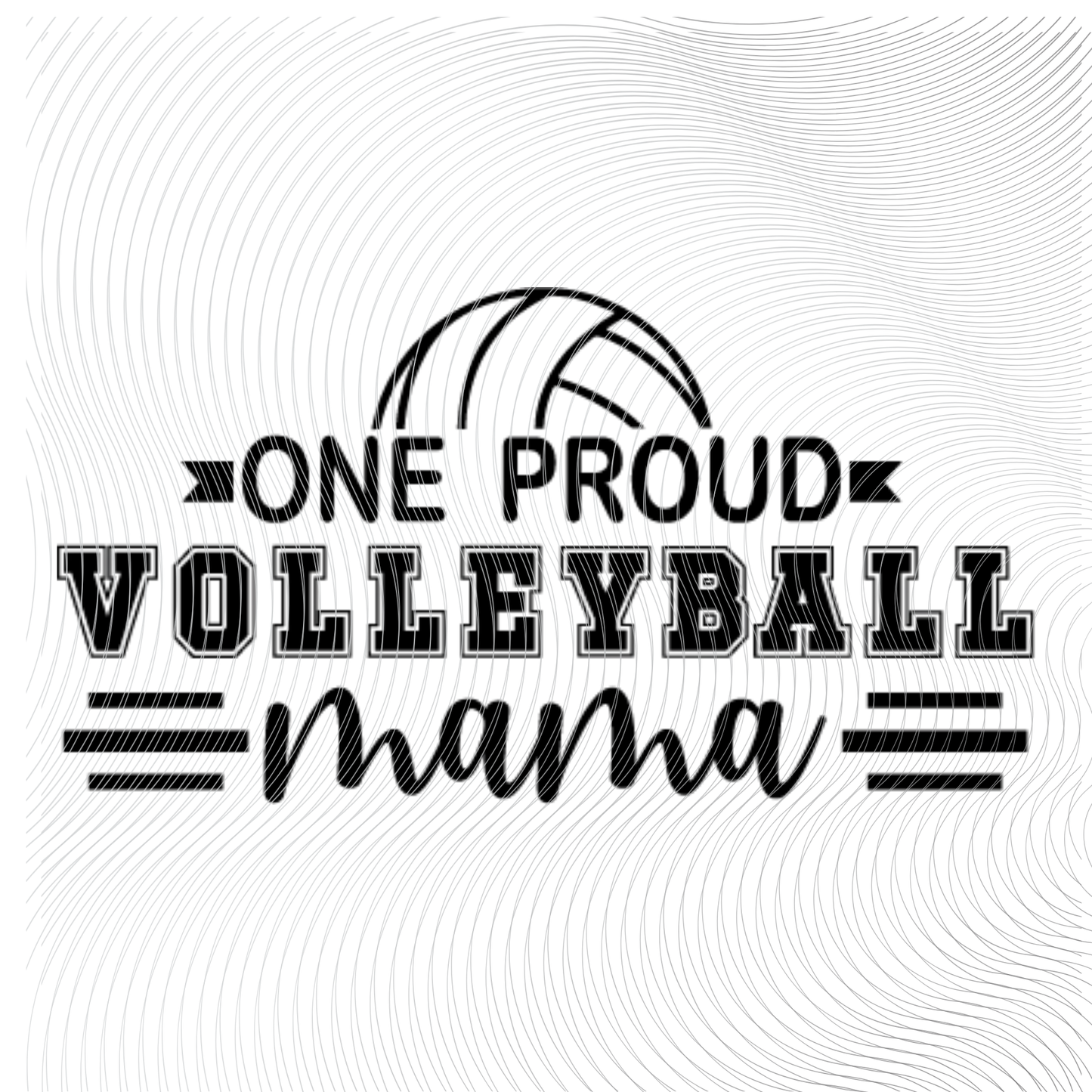 Volleyball Mom Tee- Choose from 2 designs ((Customizable))