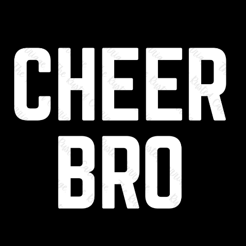 Cheer Bro Tee ((Customizable))