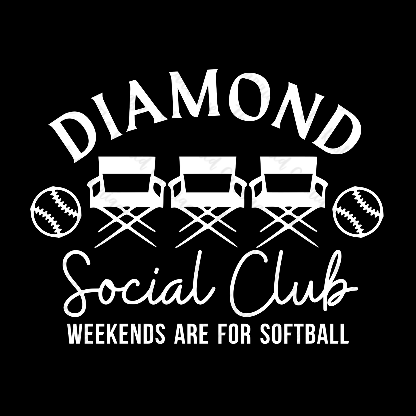 Diamond Social Club WHITE Design ((Customizable))