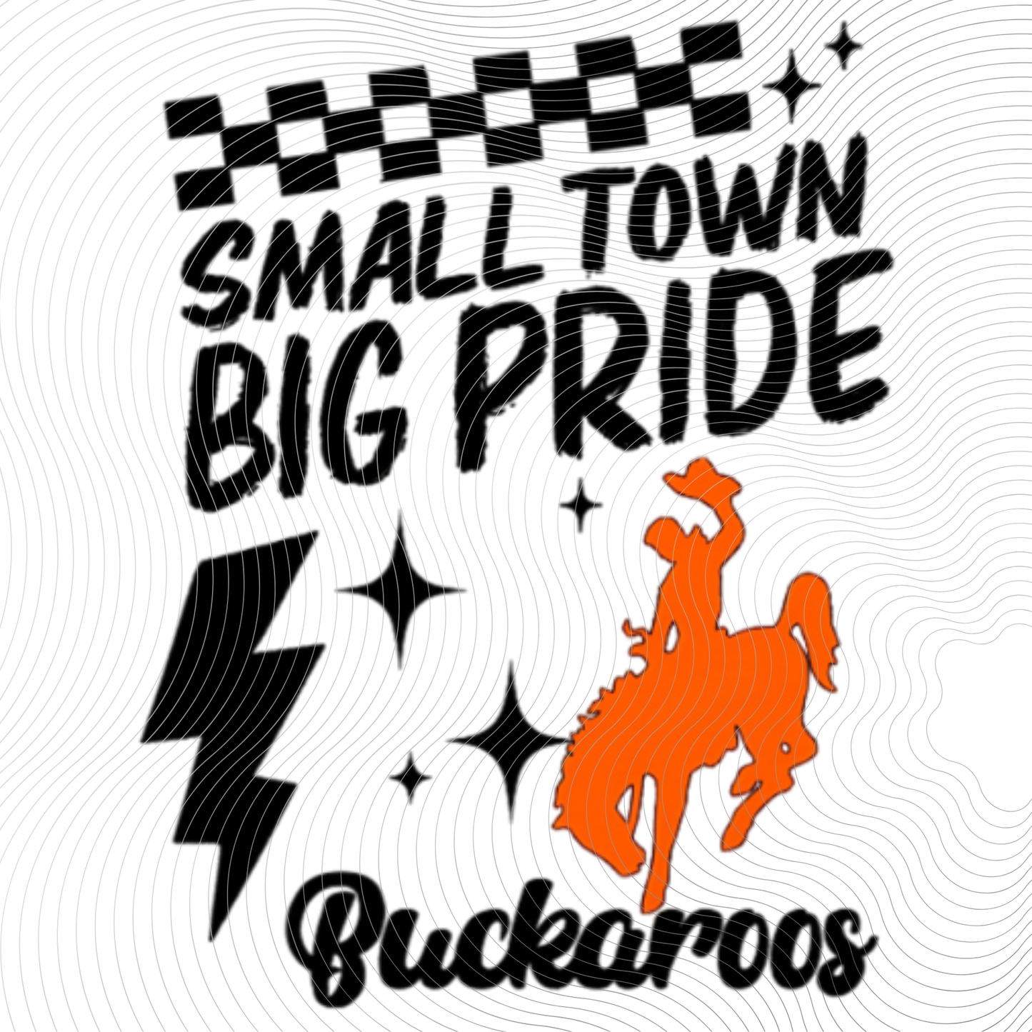 Youth Small Town Big Pride Tee ((Customizable))