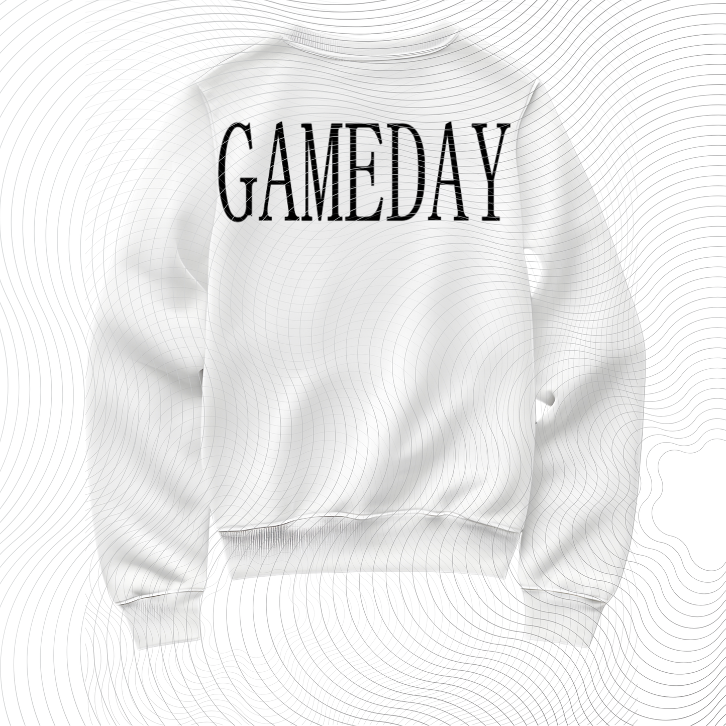 Game Day Black Front/Back Design ((Customizable))