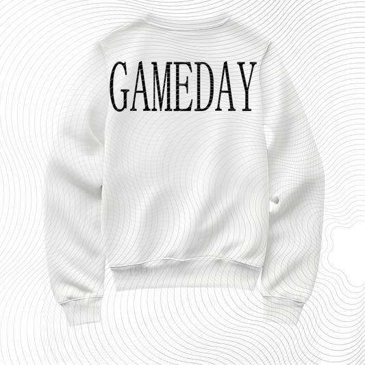 Game Day Black Front/Back Design ((Customizable))