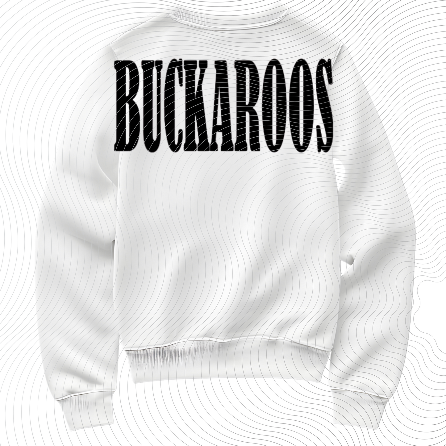 Buckaroos with Mascot Front/Back Design ((Customizable))