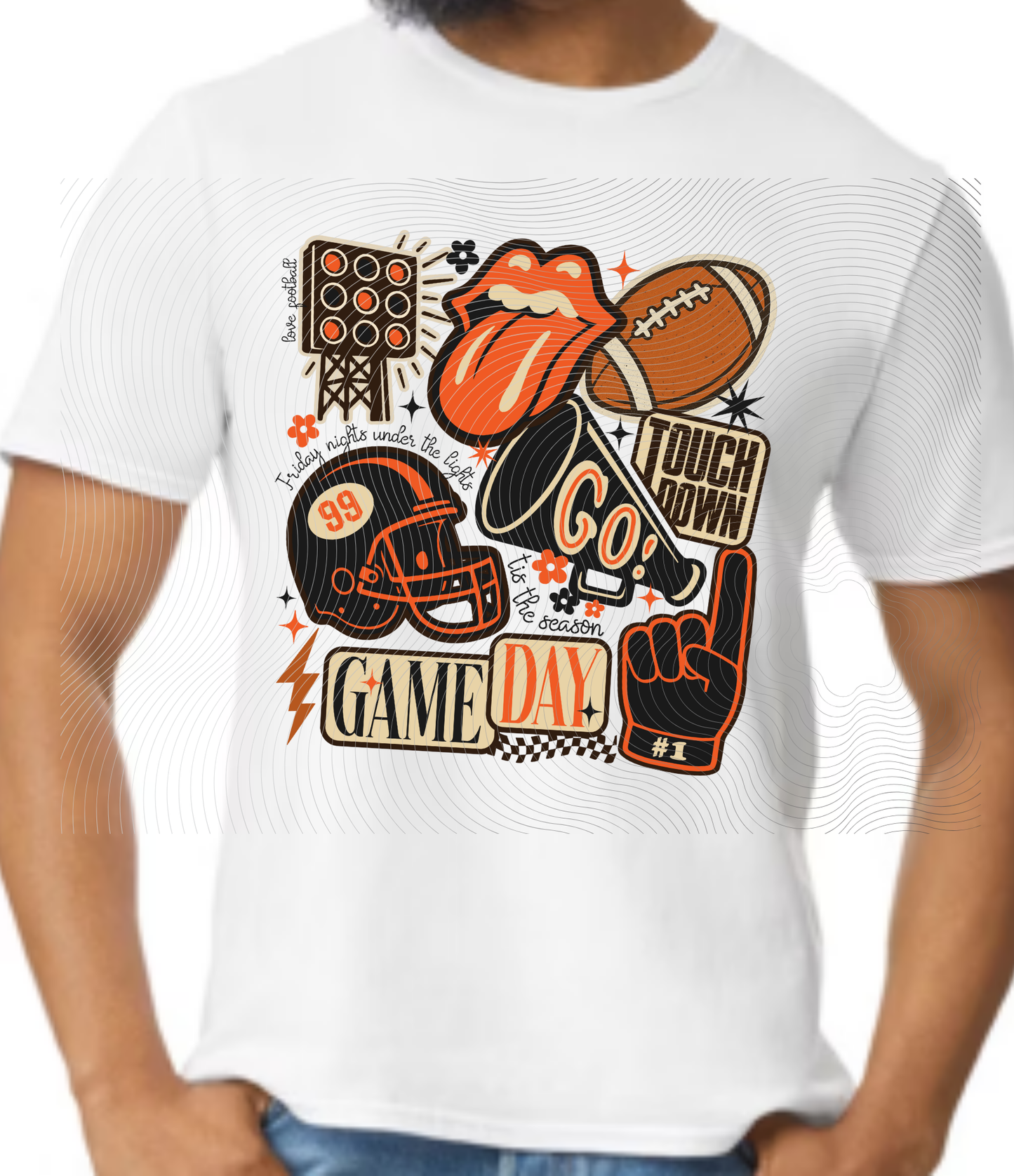 All Things Football Tee ((Customizable))