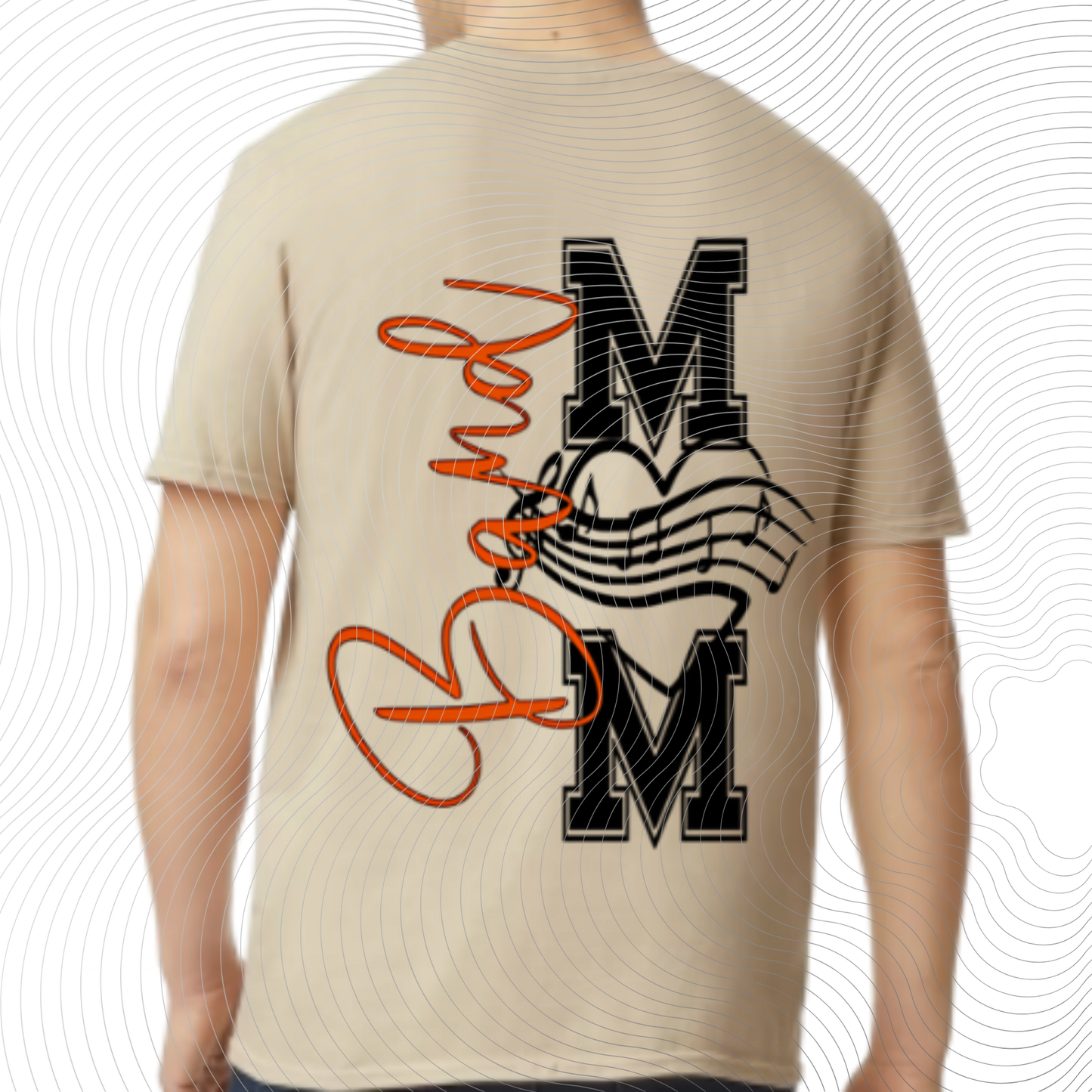 Band Mom Front/Back Design Tee ((Customizable))
