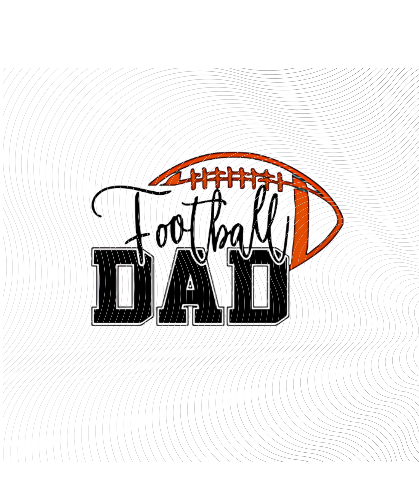 Football Dad Front/Back Tee ((Customizable))