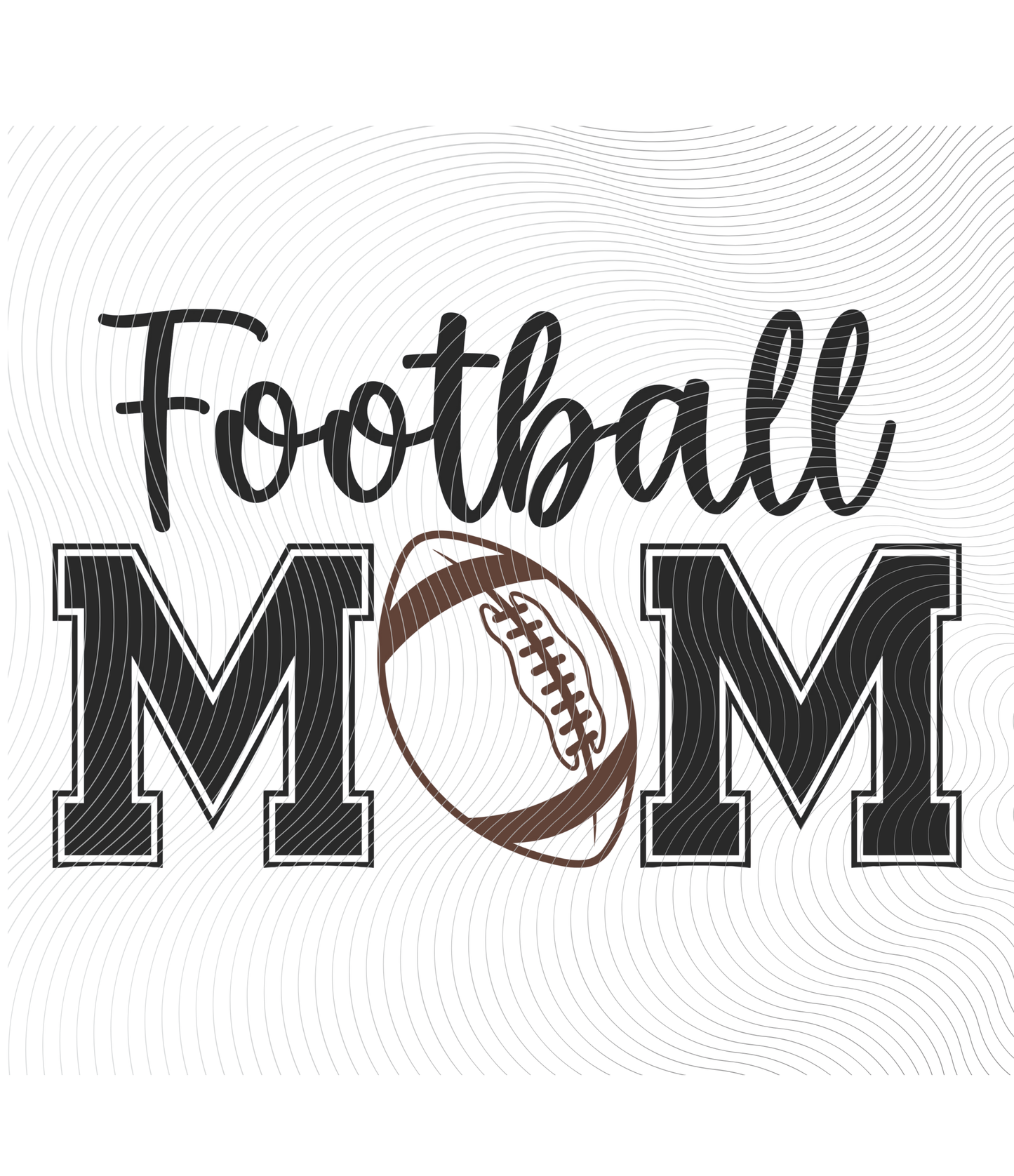 Football Mom Flag Tee ((Customizable))