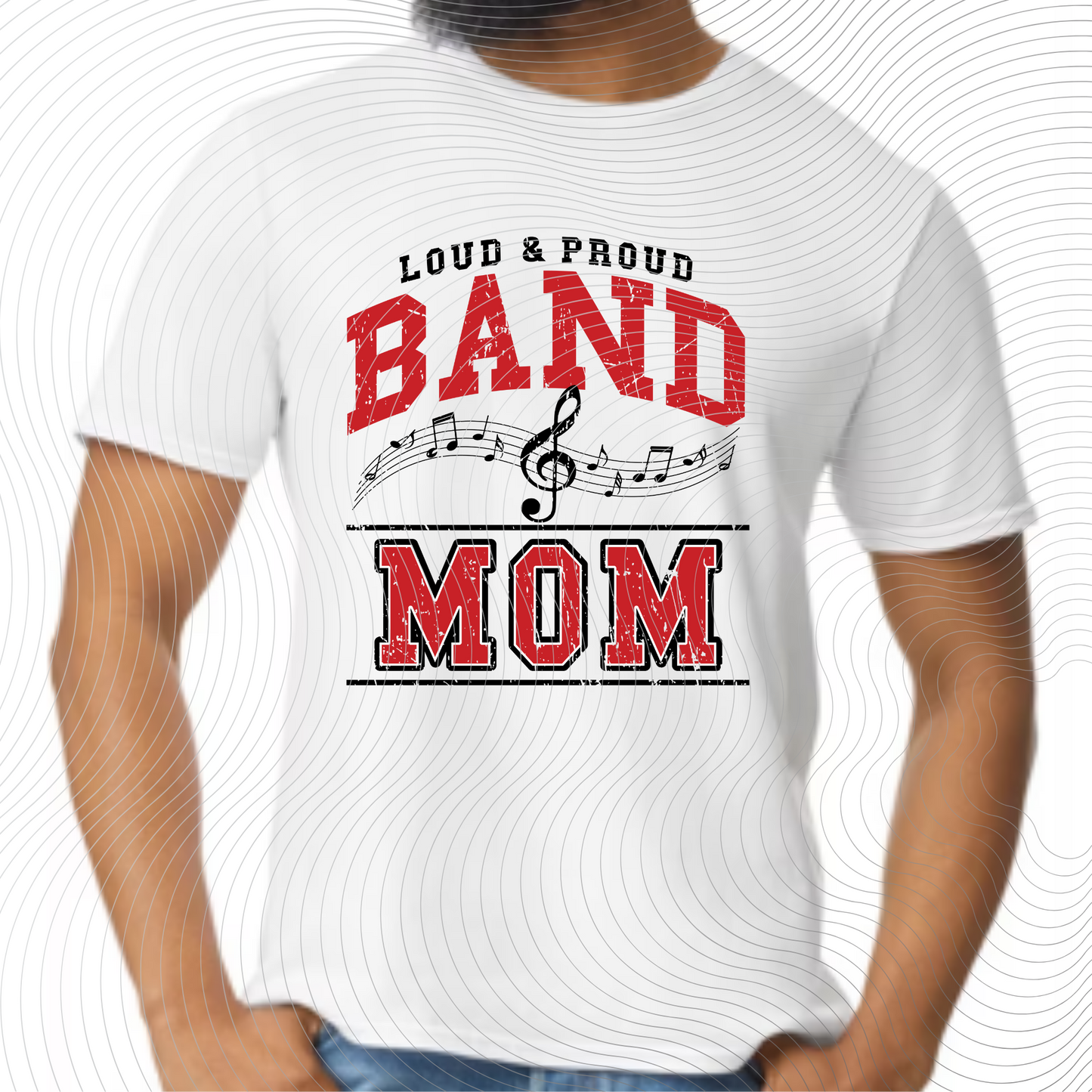 Loud & Proud Band Mom Tee ((Customizable))
