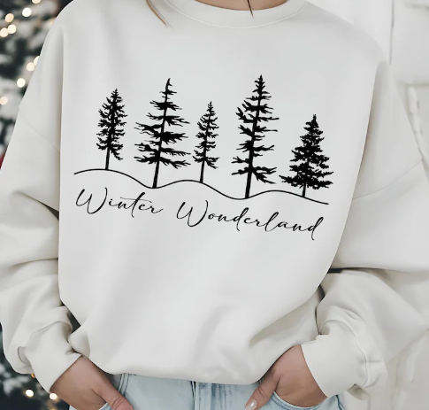 Winter Wonderland Sweater- Hoodie or Crewneck