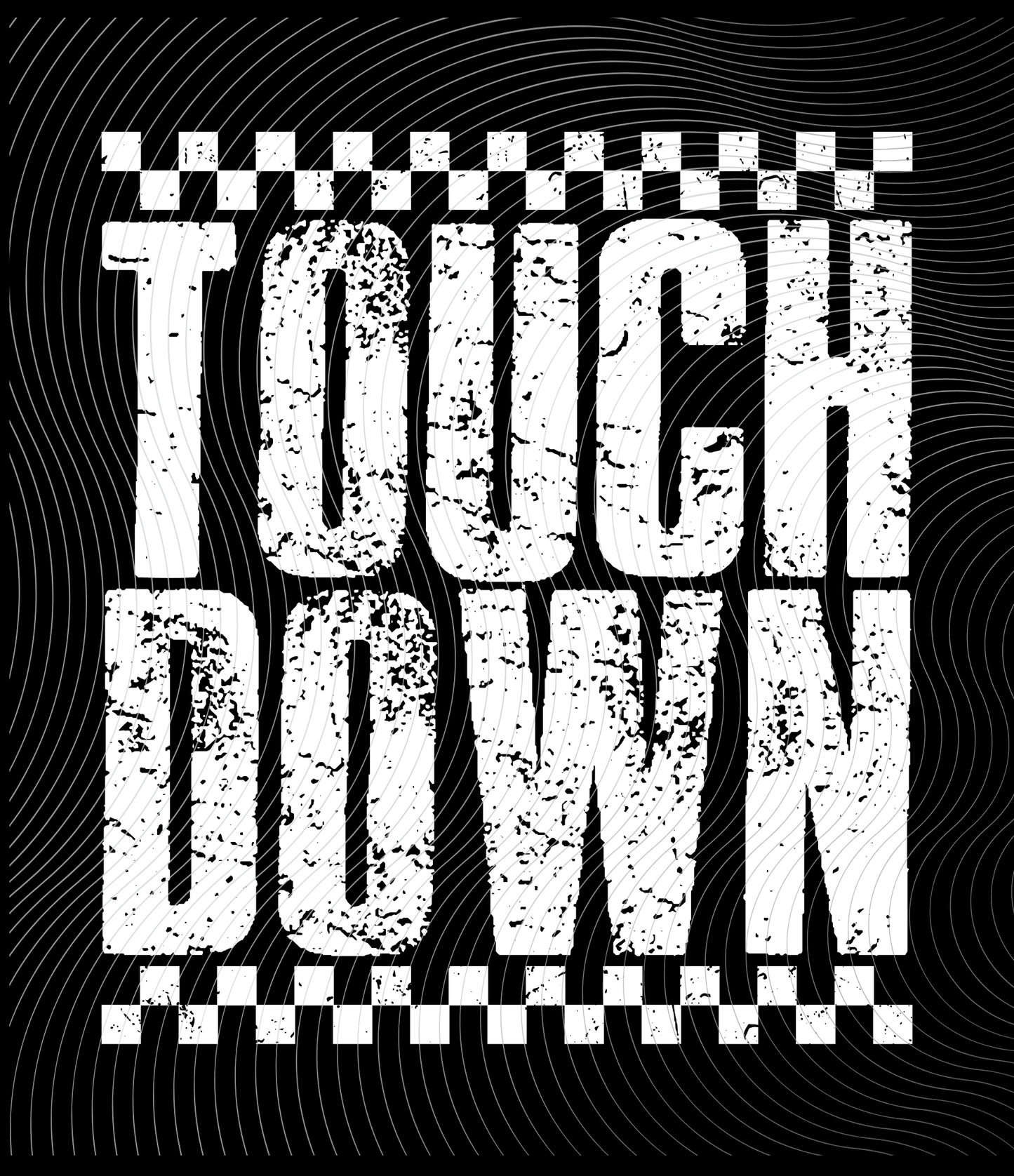 Touchdown Tee White Design ((Customizable))