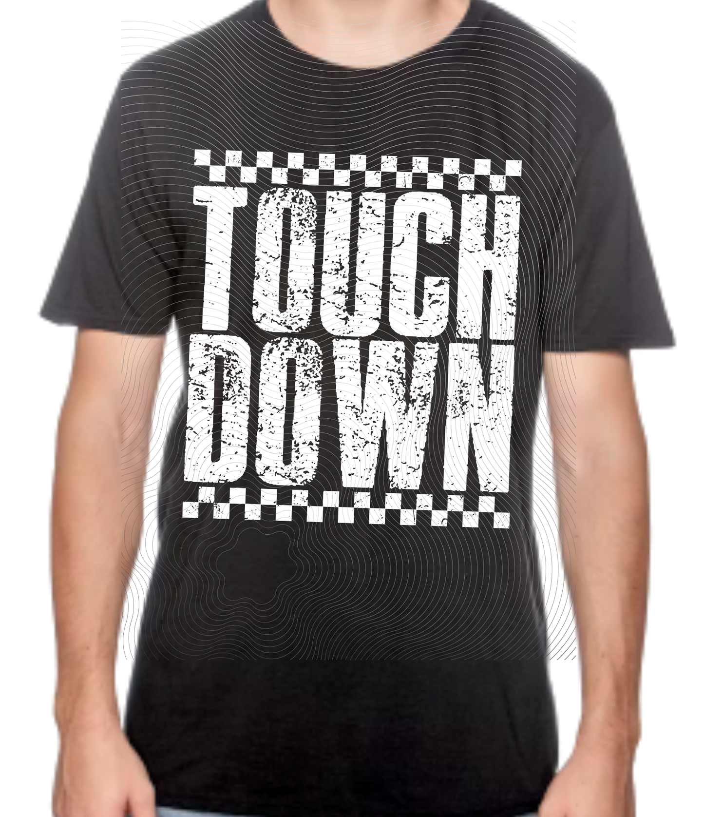Touchdown Tee White Design ((Customizable))