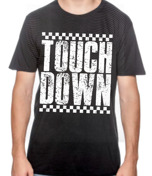 Youth Touchdown Tee White Design ((Customizable))