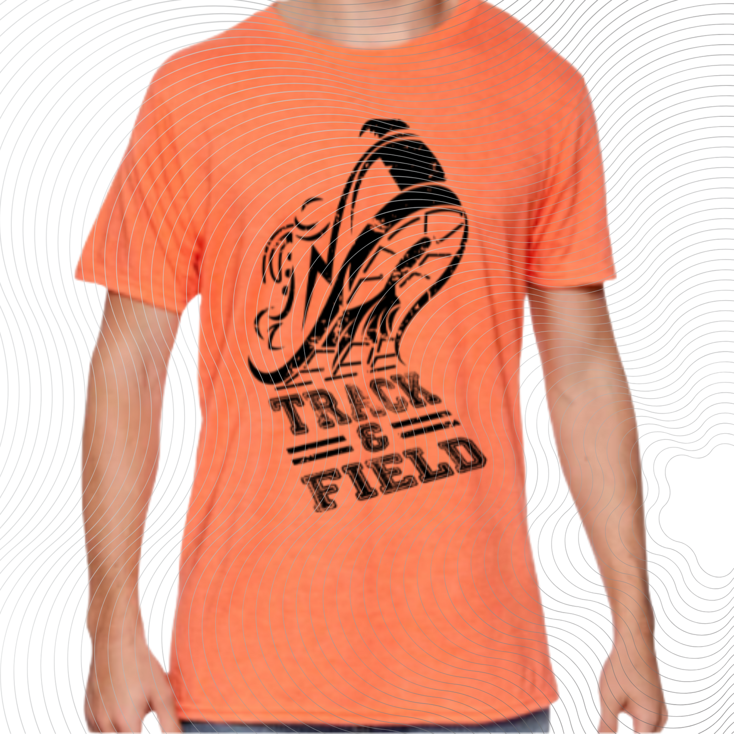 Track & Field Black Design ((Customizable))