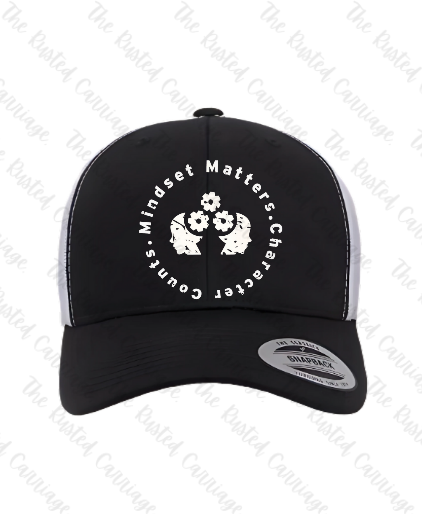 Good in the Head, Mindset Matters Character Counts Chakra Hat - Hat Style: Flat Brim, Curved Brim or Women's Trucker Hat ((Customizable))