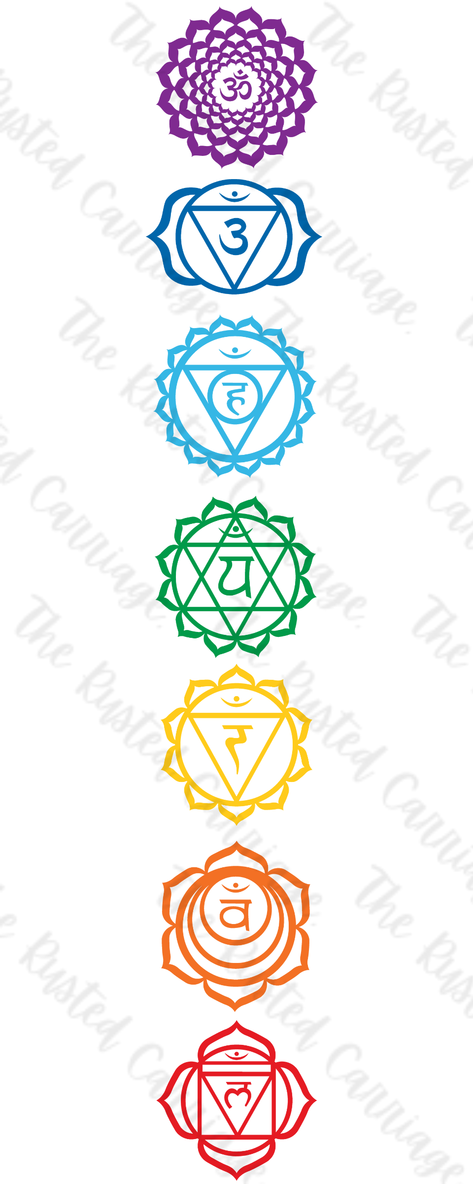 Good in the Head, Mindset Matters Character Counts Chakra- WHITE design ((Customizable))