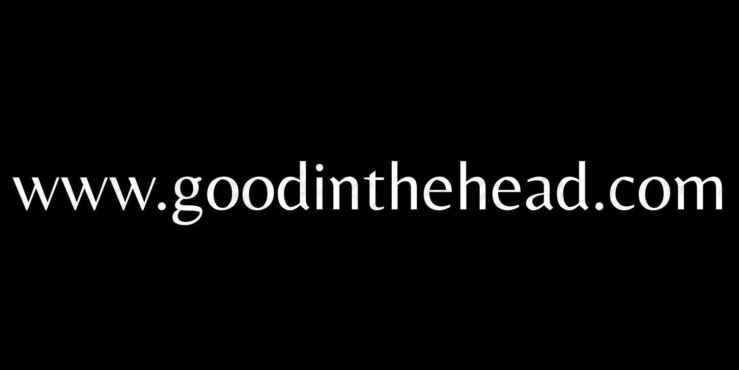 Good in the Head, Mindset Matters Character Counts Chakra- WHITE design ((Customizable))