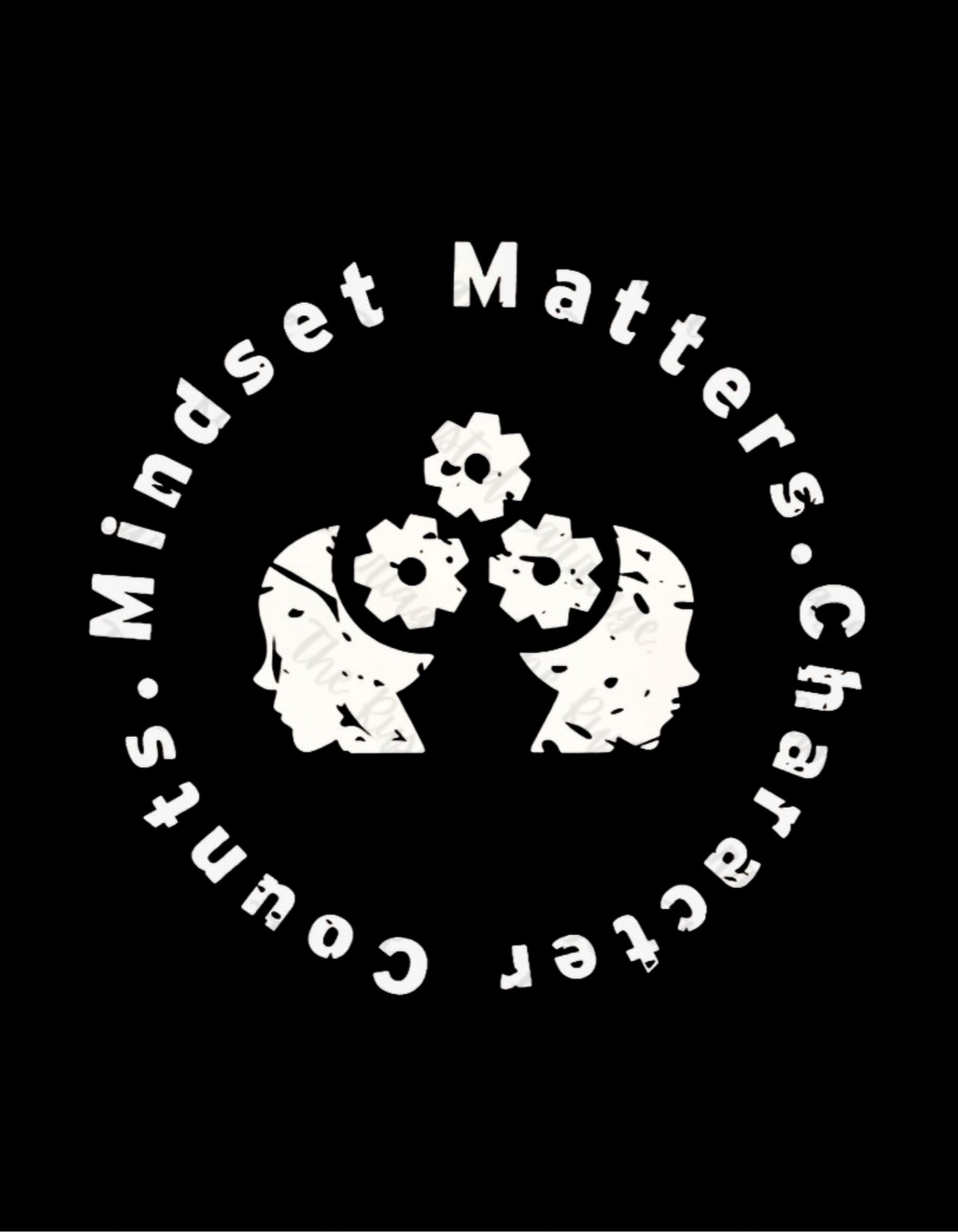 Good in the Head, Mindset Matters Character Counts Chakra- WHITE design ((Customizable))