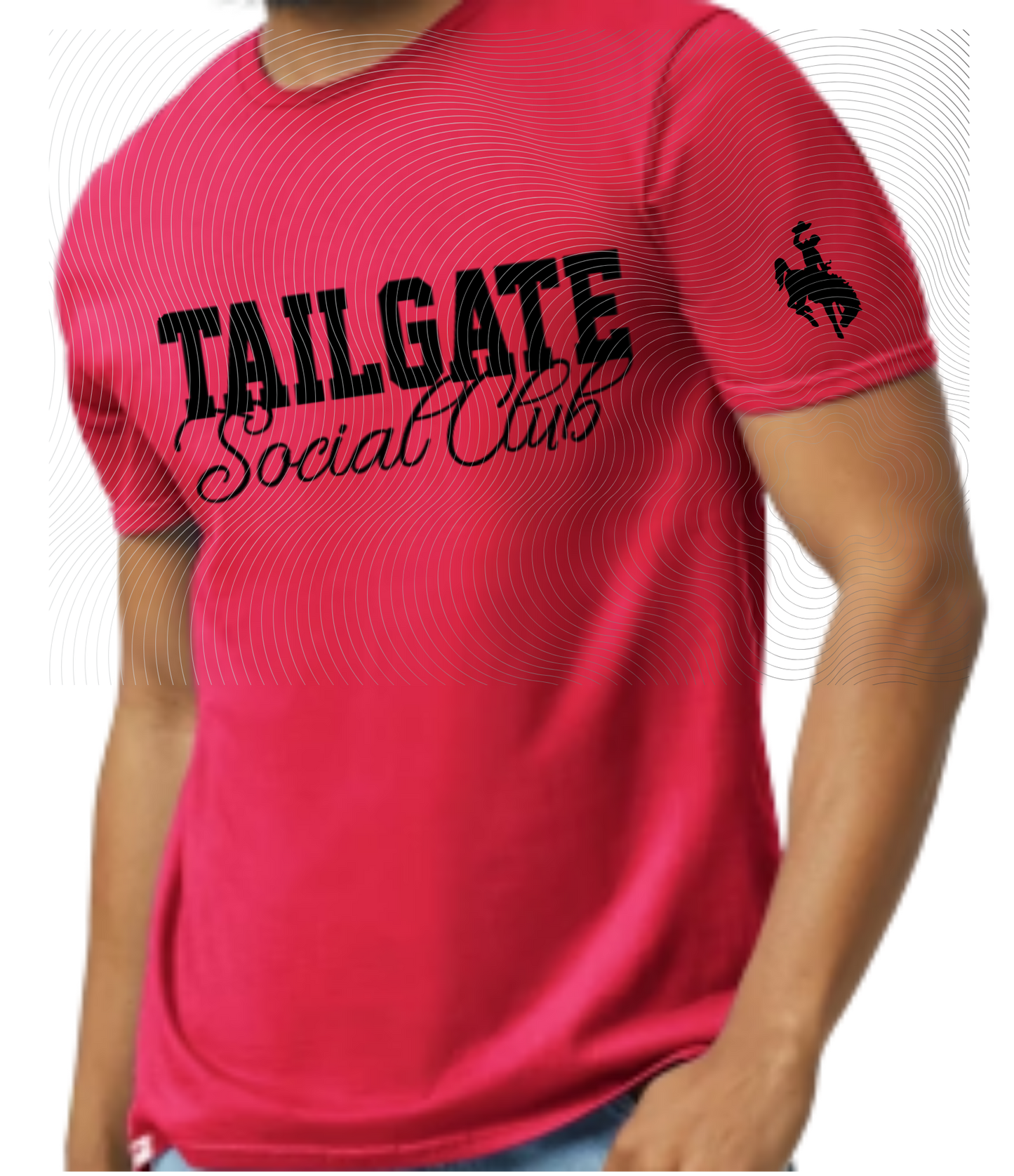 Youth Football Tailgate Social Club Tee ((Customizable))